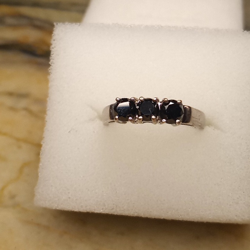 black diamond ring